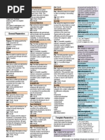 MODx Wayfinder and Breadcrumbs Cheatsheet v1.1