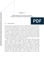 Digital Signal Processing For High-Speed Optical Communication (275 Pages)