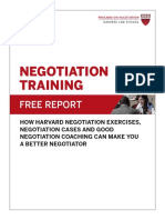 Negotiation Training: Free Report