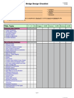 Bridge Design Checklist Rev01