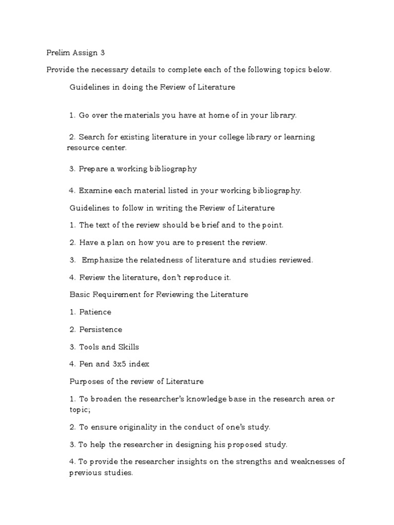 Prelim Assign 3 | PDF