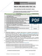 Comunicado Nº 002 Precisiones Proceso de Contratación Docente 2022