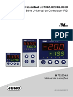 JUMO Quantrol LC100/LC200/LC300: Série Universal de Controlador PID