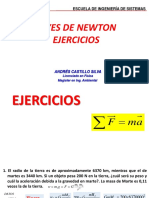 Ley de Newton, Ejercicios