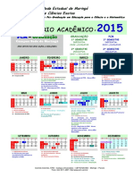 2015-Calendário Acadêmico 2015