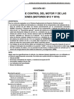 Sistema de Control Del Motor Y de Las Emisiones (Motores M13 Y M16)