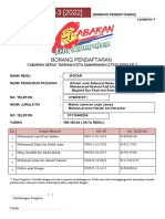 CTKS EDISI KE-3 (2022) : Borang Pendaftaran