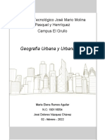 Geografía Urbana y Urbanismo