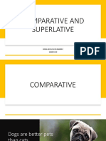 Comparative and Superlative 1