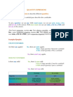 Quantity Expressions 