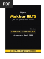 Makkar IELTS Speaking Pre Version - January To April 2022