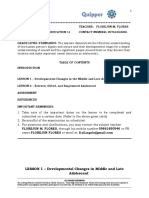 Study Guide: LESSON 1 - Developmental Changes in Middle and Late Adolescent