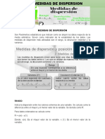 Medidas de Dispersion