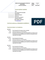 F-EA-030 Curriculum de estudiantes en práctica profesional o pasantia V1