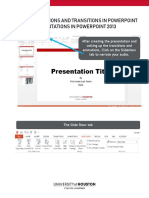 Record Narrations and Transitions in Powerpoint Presentations in Powerpoint 2013