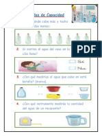 Medidas de capacidad: vasos, botellas y litros