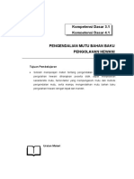 Modul 3.1 Menerapkan Pengendalian Mutu