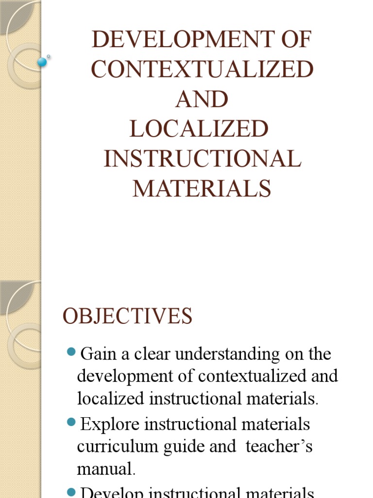 Development of Localized | PDF