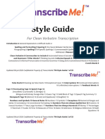 T104 - TranscribeMe Style Guide Version 3.1 20200708