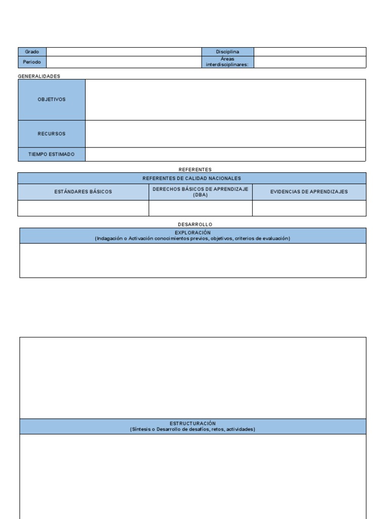 Plan de Estudios y Evaluación Educativa | PDF