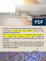 La Información en El Relato. Moisés Azaña Ortega