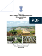 Water Audit of Irrigation Projects in Maharashtra 2017-18