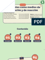 Disolventes Como Medios de Separación y de Reacción