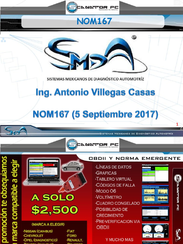 NOM167. Conector de Diagnóstico Tipo A (SAE J1962 Equivalente ISO) PDF