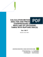 EIGA 168 Calculation Method For Analysis and Prevention of Overpressure During Refilling of Cryogenic Tanks With Rupture Disks