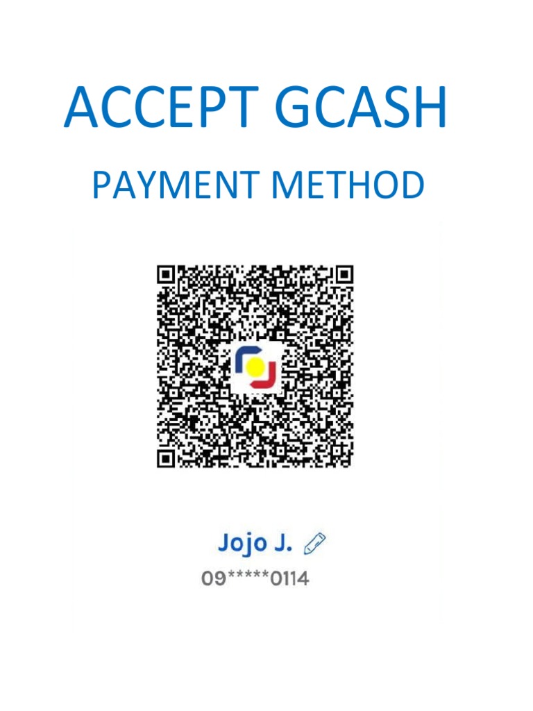 Accept Gcash: Payment Method | PDF