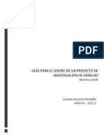 2021-2 Guía para El Diseño de Un Proyecto de Investigación en Derecho