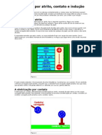 Os Processos de Eletrização por Atrito, Contato e Indução