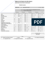 Boletim Escolar 3a Série A Manhã 2021