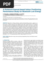 A Protocol-Channel-based Indoor Positioning Performance Study For Bluetooth Low Energy