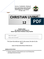 Christian Living 12: Pateros Catholic School