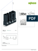 Data Sheet - Item Number: 770-834 Plug For Pcbs Straight 4-Pole Cod. A