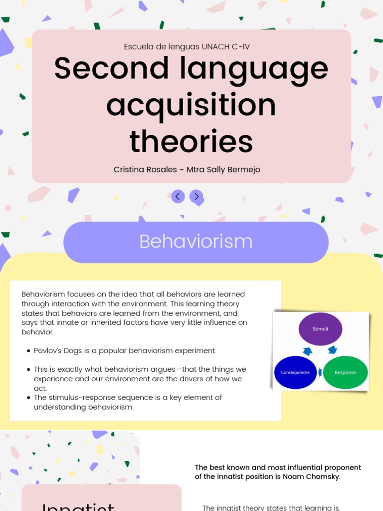 2ND LANGUAGE ACQUISITION THEORIES - Compressed | PDF