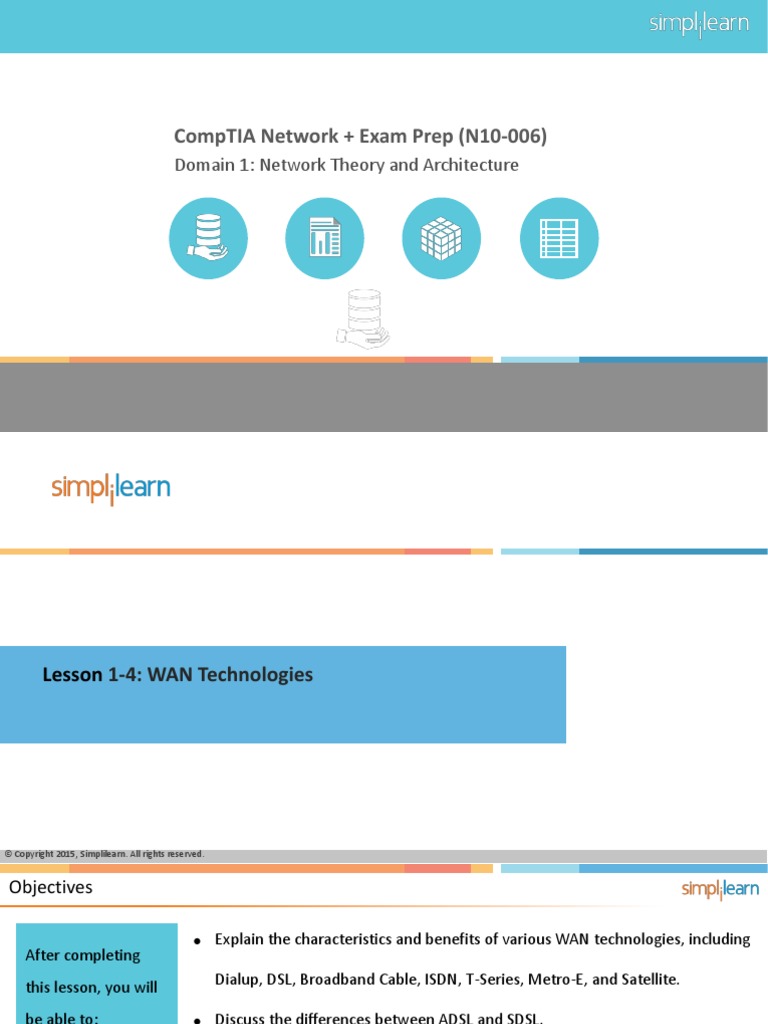 Lesson 1-4 Wan Tech | PDF | Digital Subscriber Line | Networking