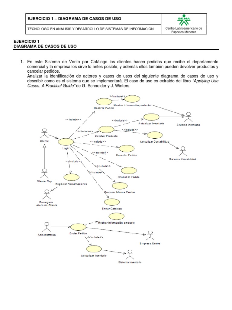 Ejemplos de Diagramas de Casos de Uso | PDF | Tecnología