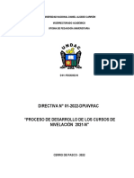 Directiva NÂ° 01-2022-Desarrollo NivelaciÃ N 2021-N,, (CON FIRMAS)