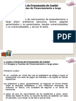 1.2. Riesgos y Fuentes de Financiamiento A Largo Plazo