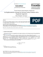 An Implementation Attempt For Solving Cauchy Problem Wi 2019 Procedia Manufa