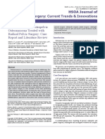 Radiation Induced Intrapelvic Osteosarcoma Treated With Radical Pelvic Surgery