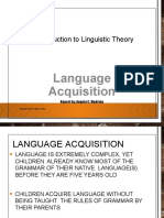 Genetic Basis of Language Acquisition Development Report