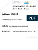 Instituto Tecnologico de Linares: ALUMNO: Brian David Charles Barrera