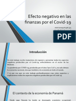 Efecto Negativo en Las Finanzas Por El Covid-19