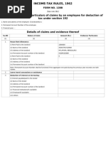 Form No 124 (Replace 12BB) | PDF | Payments | Government Finances