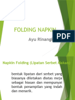 Folding Napkin