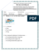 Monthly Test Kelas 3 Al-Kautsar