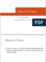 4 Lecture - Objects & Classes